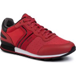 Sneakersy BOSS - Parkour 50422380 10214663 01 Medium Red 610. Czerwone sneakersy męskie Boss, na co dzień, bez wzorów, ze skóry, bez zapięcia. Za 749,00 zł.