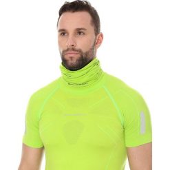 Szaliki męskie: Brubeck Komin ATHLETIC neonowy zielony L/XL (KM10350)