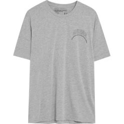 Koszulka z krótkim rękawem i napisem. Żółte koszulki męskie Pull&Bear, m, z napisami, bez kołnierzyka, z krótkim rękawem, krótkie. Za 34,90 zł.