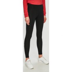 New Balance - Legginsy. Czarne spodnie damskie New Balance, s, bez wzorów, z elastanu. W wyprzedaży za 149,90 zł.