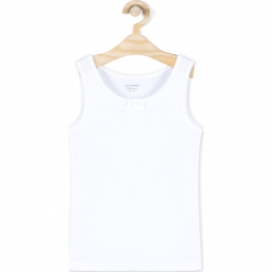 Podkoszulek. Podkoszulki dziewczęce BASIC UNDERWEAR, z elastanu. Za 17,90 zł.