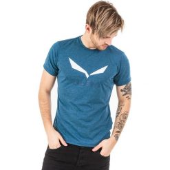 T-shirty męskie: Salewa Koszulka męska Solidlogo Poseidon Melange r. L (27018-8968)