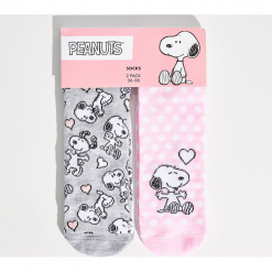 Skarpetki Snoopy - Różowy. Czerwone skarpetki damskie Sinsay. Za 14,99 zł.