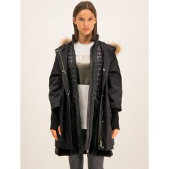 Parka MAX&Co. 60345119. Czarne kurtki damskie MAX&Co., na zimę, bez wzorów, z bawełny, bez kaptura. W wyprzedaży za 1189,00 zł.