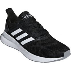 Adidas Falcon /Core Black/Ftwr 38,7. Czarne buty sportowe damskie Adidas, bez wzorów, z materiału, sportowe, tenisowe. W wyprzedaży za 169,00 zł.