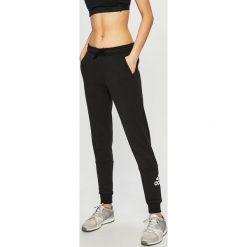 Adidas Performance - Spodnie. Czarne spodnie damskie adidas Performance, s, bez wzorów, z bawełny. Za 199,90 zł.