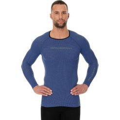 Brubeck Koszulka męska 3D Run PRO z długim rękawem granatowa r. XL (LS13000). Szare koszulki sportowe męskie marki Brubeck, m. Za 147,91 zł.
