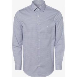 Calvin Klein - Koszula męska łatwa w prasowaniu, niebieski. Niebieskie koszule męskie Calvin Klein, m, z nadrukiem, klasyczne, z klasycznym kołnierzykiem, bez rękawów. Za 349,95 zł.