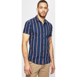 Jack & Jones - Koszula. Niebieskie koszule męskie Jack & Jones, s, bez wzorów, z bawełny, klasyczne, z klasycznym kołnierzykiem, z krótkim rękawem. Za 129,90 zł.