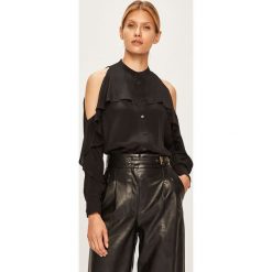 Twinset - Koszula. Białe bluzki damskie Twinset, na co dzień, s, bez wzorów, z jedwabiu, casualowe, ze stójką, z długim rękawem. Za 799,90 zł.