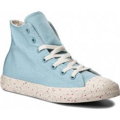 Trampki CONVERSE - Ctas Hi 660716C Ocean Bliss/Driftwood. Niebieskie trampki i tenisówki damskie marki Converse, na co dzień, bez wzorów, z gumy, bez obcasa, bez zapięcia. W wyprzedaży za 149,00 zł.