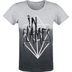 In Flames Scratch Logo Jesterhead T-Shirt czarny/odcienie szarego. Szare koszulki męskie marki In Flames, s, z nadrukiem, z okrągłym kołnierzem. Za 54,90 zł.
