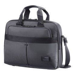 Torba SAMSONITE Cityvibe Slim Bailhandle 16 cali Szary. Szare torby na laptopa Samsonite, bez wzorów, z nylonu. Za 379,00 zł.