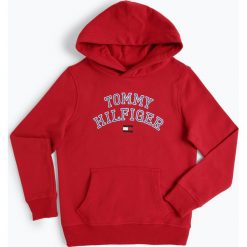 Odzież dziecięca: Tommy Hilfiger - Chłopięca bluza nierozpinana, czerwony