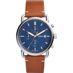 Fossil Commuter Zegarek Brązowy Srebrny. Szare zegarki męskie Fossil, srebrne. Za 612,95 zł.