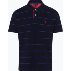 Gant - Męska koszulka polo, niebieski. Niebieskie koszulki męskie GANT, m, bez wzorów, sportowe, bez rękawów. Za 449,95 zł.