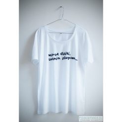 PRZECENA! Dziki Supermiękki T-shirt z Bambusa. T-shirty męskie Pakamera, m, bez wzorów, z bawełny, bez kołnierzyka. Za 65,00 zł.