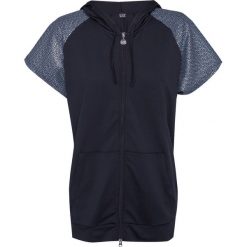 Bluza EMPORIO ARMANI EA7. Czarne bluzy damskie EA7 Emporio Armani, bez wzorów, bez rękawów. W wyprzedaży za 410,00 zł.