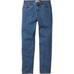 Dżinsy ze stretchem Classic Fit Tapered bonprix niebieski. Niebieskie jeansy męskie bonprix, m, bez wzorów, z jeansu, klasyczne. Za 99,99 zł.