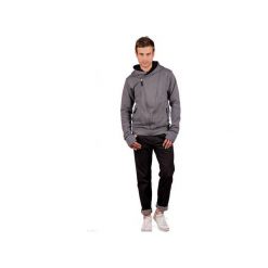 The bassman męska z kapturem bluza bawelna organiczna. Szare bluzy męskie rozpinane marki Slogan ubrania ekologiczne, etyczne i wegańskie, l, z bawełny, z kapturem. Za 239,00 zł.