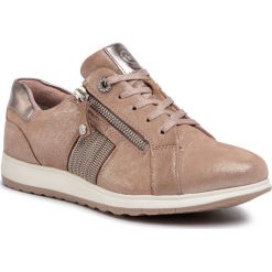 Sneakersy TAMARIS - 1-23755-24 Rose Pearl 599. Pomarańczowe półbuty damskie Tamaris, z zamszu. Za 339,00 zł.