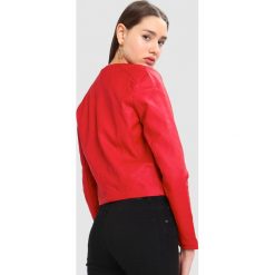 Bomberki damskie: JDY JDYDREAM CROPPED JACKET Kurtka ze skóry ekologicznej scarlet sage