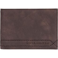 Quiksilver Portfel męski Stitchy Chocolate Brown. Brązowe portfele męskie Quiksilver, bez wzorów. Za 76,00 zł.