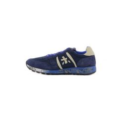Buty Premiata ERIC 3289. Niebieskie trampki męskie Premiata, bez wzorów, bez zapięcia. Za 764,90 zł.
