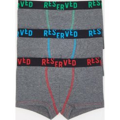 Bokserki 3 pack - Szary. Szare bokserki męskie Reserved, bez wzorów. Za 59,99 zł.
