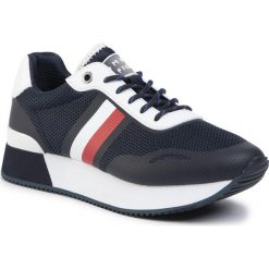 Sneakersy TOMMY HILFIGER - Tommy Mesh City Sneaker FW0FW04606 Desert Sky DW5. Niebieskie półbuty damskie TOMMY HILFIGER, ze skóry ekologicznej. Za 449,00 zł.