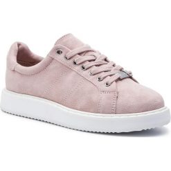 Sneakersy LAUREN RALPH LAUREN - Angeline 802740085002 Pearl Pink. Różowe półbuty damskie Lauren Ralph Lauren, z zamszu. Za 569,00 zł.