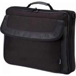 Targus Classic Clamshell Case 15,6" czarna + CA Office Duzen CA-1013 czarno-niebieska. Niebieskie torby na laptopa Targus, w paski. Za 89,90 zł.