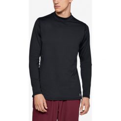 Under Armour ColdGear® Armour Koszulka Czarny. Czarne podkoszulki męskie Under Armour, s, bez wzorów, z elastanu, z długim rękawem. Za 257,95 zł.