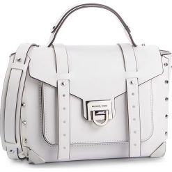 Torebka MICHAEL MICHAEL KORS - Manhattan 30T9SNCS6L Optic White. Białe torebki klasyczne damskie MICHAEL Michael Kors, bez wzorów, ze skóry, klasyczne, bez dodatków. Za 1599,00 zł.