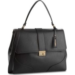 Torebka MY TWIN - Top Handle Grand RS8TEB Nero 00006. Czarne topy damskie marki My Twin, bez wzorów, ze skóry ekologicznej, klasyczne, bez dodatków. W wyprzedaży za 409,00 zł.