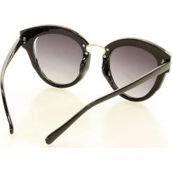 Stylowe okulary przeciwsłoneczne mazzini cat eye czarny. Czarne okulary przeciwsłoneczne damskie LOOKS STYLE EYEWAER, eleganckie. W wyprzedaży za 64,90 zł.