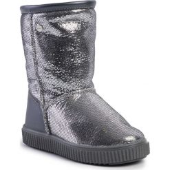 Buty BARTEK - 647750-BAX Srebrny. Szare śniegowce dziewczęce Bartek, bez zapięcia. W wyprzedaży za 189,00 zł.