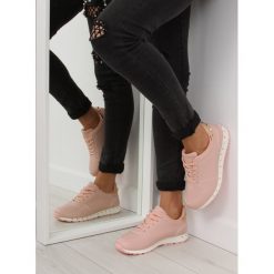Buty sportowe różowe SYD. Różowe buty sportowe damskie FunKee.pl, bez wzorów, z tkaniny, sportowe. Za 92,99 zł.