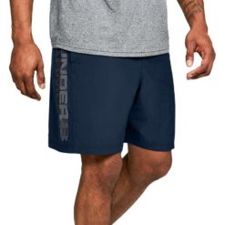 Under Armour Woven Graphic Wordmark Shorts 1320203-408. Spodenki i szorty męskie Under Armour, m, bez wzorów, z poliesteru. W wyprzedaży za 89,99 zł.