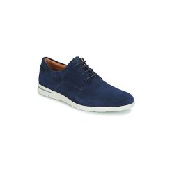 Derby Clarks VENNOR WALK. Niebieskie półbuty męskie Clarks, bez wzorów, bez zapięcia. Za 439,00 zł.