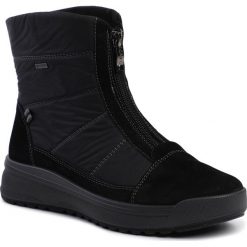Śniegowce ARA - GORE-TEX 12-19749-61 Schwarz. Czarne kozaki damskie ara, ze skóry, na niskim obcasie, bez zapięcia. Za 529,00 zł.
