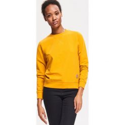 Bawełniana bluza - Żółty. Żółte bluzy damskie marki Reserved, s, bez wzorów, bez rękawów, bez kaptura. Za 59,99 zł.