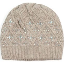 Czapka damska Shiny winter beżowa. Brązowe czapki zimowe damskie Art of Polo. Za 69,13 zł.