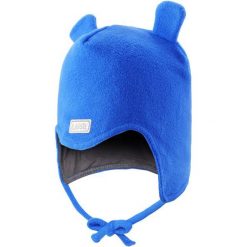 Lassie Niemowlęca Czapka Z Uszami Beanie Blue M. Niebieskie czapeczki niemowlęce marki Lassie. W wyprzedaży za 49,00 zł.