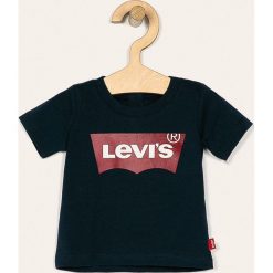 Levi's - T-shirt dziecięcy 62-98 cm. Szare t-shirty chłopięce Levi's®, z nadrukiem, z bawełny, bez rękawów. W wyprzedaży za 59,90 zł.