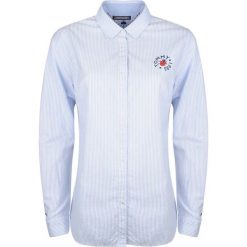 Tommy Hilfiger Koszula "Kim Oxford". Koszulki damskie TOMMY HILFIGER, z nadrukiem, z tkaniny, polo, bez rękawów. Za 219,00 zł.