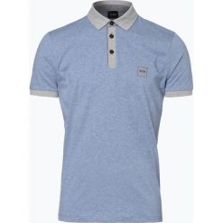 Koszulki polo: BOSS Casual – Męska koszulka polo – Pother, niebieski