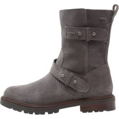 Botki damskie: Clarks DOXBURY WIESE GTX Botki kowbojki i motocyklowe dark grey