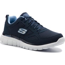 Buty SKECHERS - Agoura 52635/NVY Navy. Niebieskie buty sportowe męskie marki Skechers, ze skóry ekologicznej, bez zapięcia, na fitness i siłownię. Za 219,99 zł.