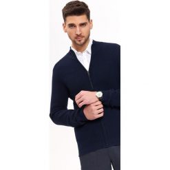 Sweter rozpinany ze stójką. Niebieskie swetry męskie Top Secret, na lato, m, bez wzorów, z dzianiny, klasyczne. W wyprzedaży za 44,99 zł.